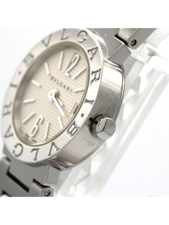 Bvlgari SS Quartz Watch White main image 7